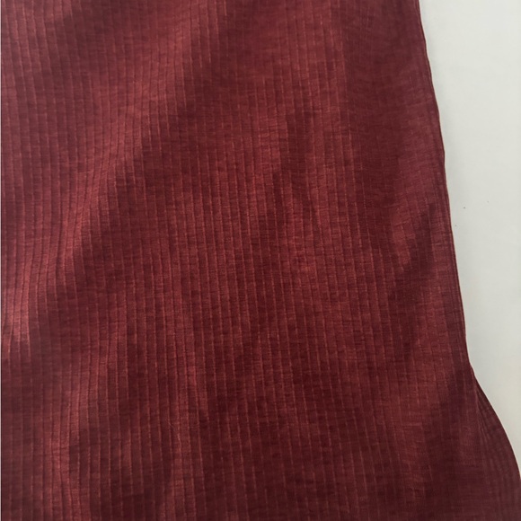 lululemon athletica Ribbed Racerback Tank - Burgundy - Picture 2 of 5